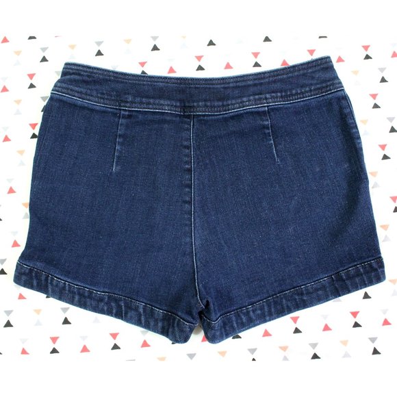 ✨BOGO FREE✨ EXPRESS JEANS Denim Shorts Blue 2 - Picture 4 of 5